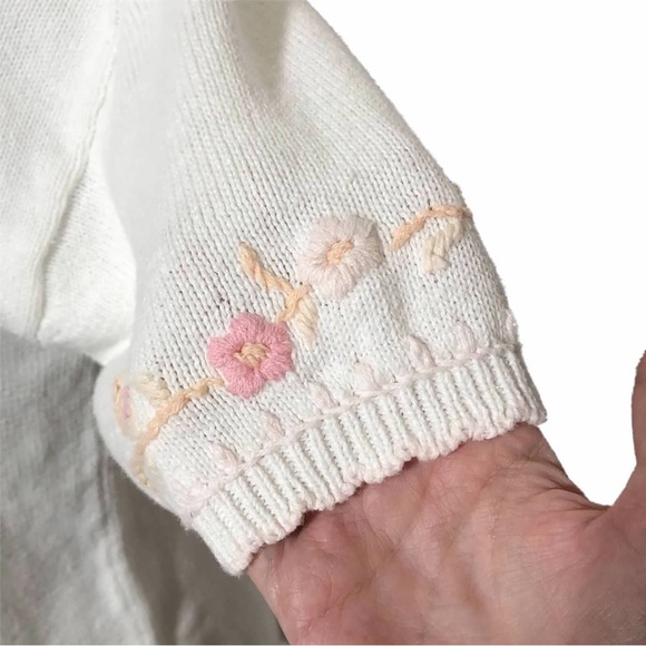 Vintage 90’s Embroidered Sweater - Picture 6 of 12